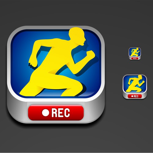 New icon or button design wanted for RaceRecorder Design por -Saga-