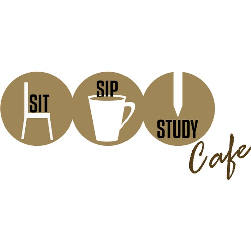 SIT SIP STUDY CAFE! NEW LOGO NEEDED ASAP! Design by LaurenDesign