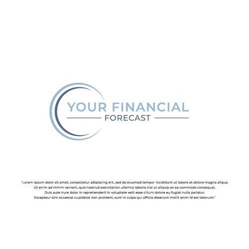 Your Financial Forecast Logo Design by F & S design.