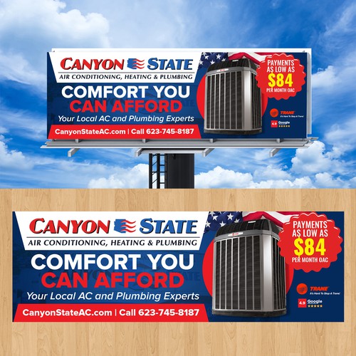 Design An Eye-Catching Billboard For An HVAC Company Design von Graphics House