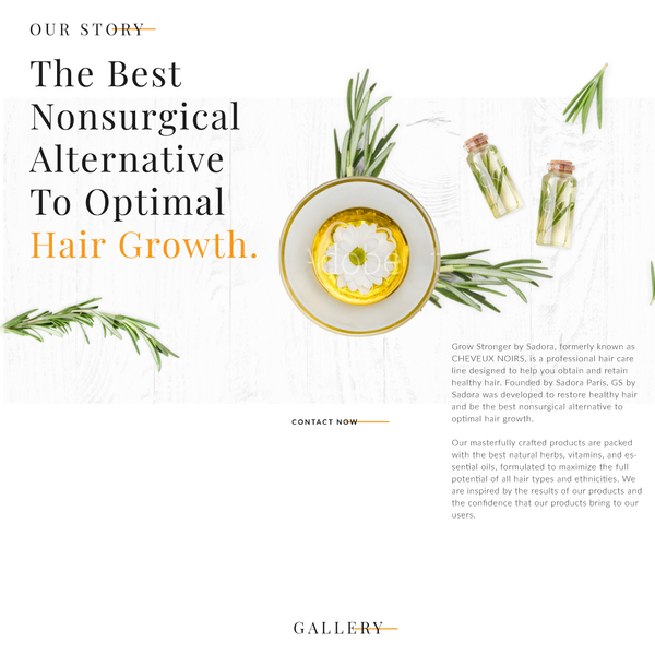 Hair Care Products Website