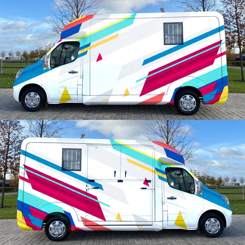Stunning Horsebox Graphics Design Design by Fachri Iffat