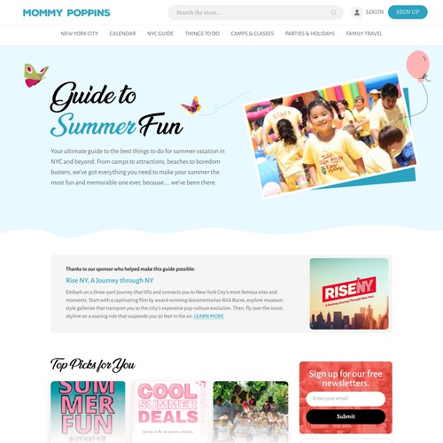 Guide Page for Leading Travel and Culture Website Design by ⚡️unbox.style⚡️