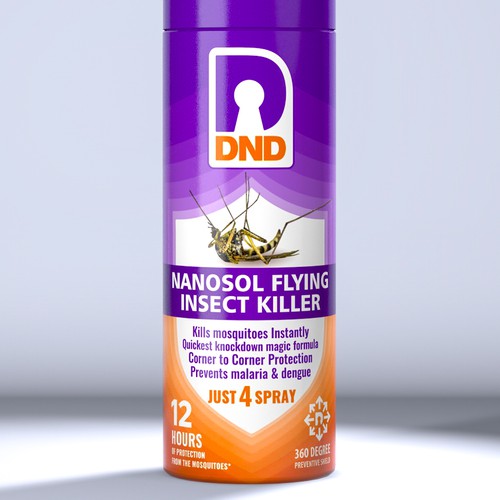 Design a standout label for a Super Effective Insect Killer Spray Design réalisé par P.D.S.