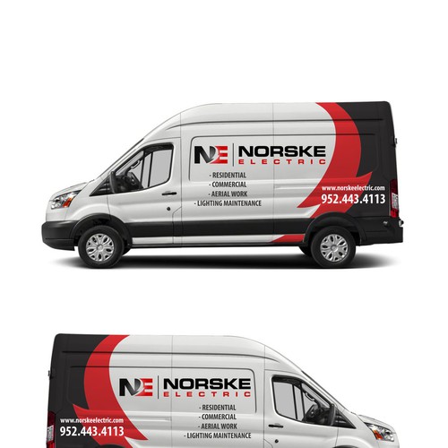 Van Wrap for Electrical Company - Logos and Specs attached! Design by RicardoRS
