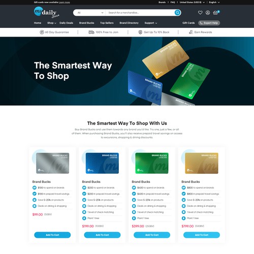 Revamp our e-com website! Design by OMGuys™
