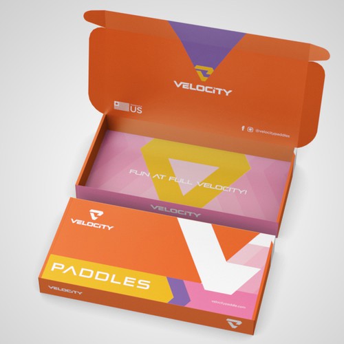 Create a box design for our pickleball paddles Design by Pice Wilf