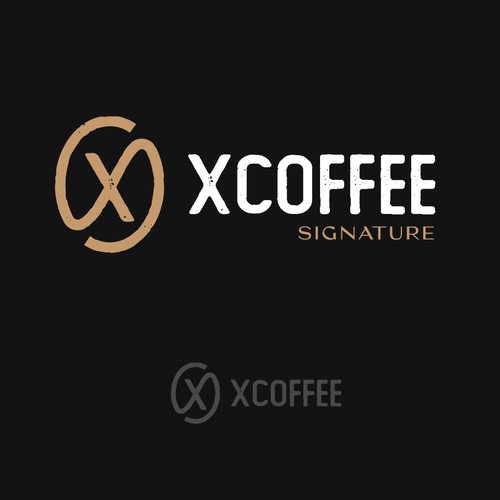 X COFFEE LOGO Design by Artmin