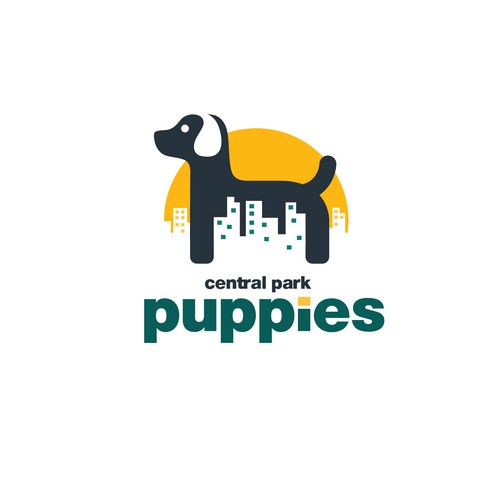 Design a heartfelt, modern logo for a brand that brings families and puppies together. Design by Vel66