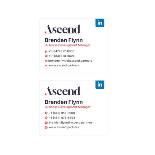 Design di Ascend Partners New Branded Email Signature di Design"R