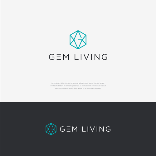 Geometrical, minimalist, modern brand design for Gem Living Design by bobbee_