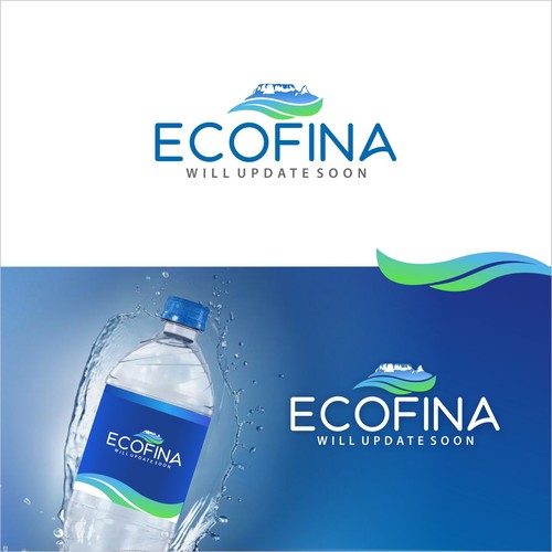 drinking water logo design