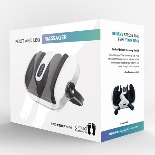 Ecom/Retail - Foot Massager Box Design Design by Davi Giolo ★