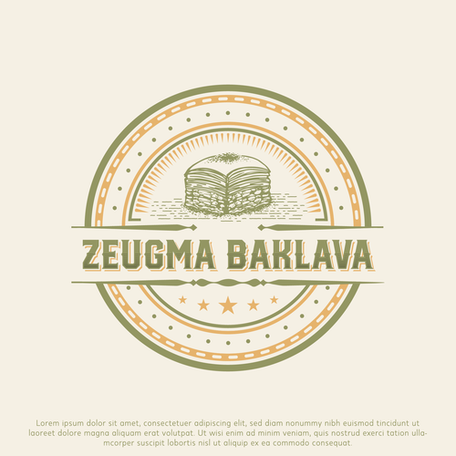 High quality Turkish baklava shops in Bosnia and Herzegovina-ontwerp door Kris1923