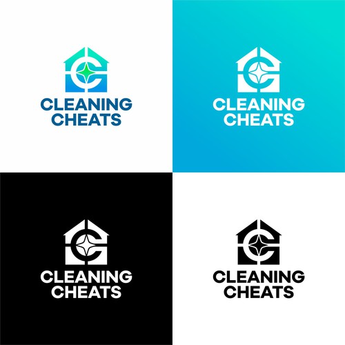 Fun logo design for a cleaning blog and product line Design by industrial brain ltd