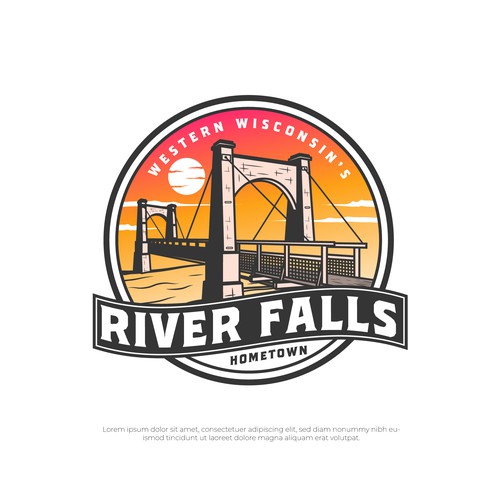 Western Wisconsin's Hometown - River Falls - Tourism Logo Needed Design by Altaris Design