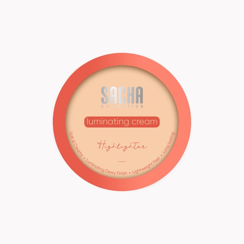 Sacha Luminating Cream Highlighter Design by #hjp