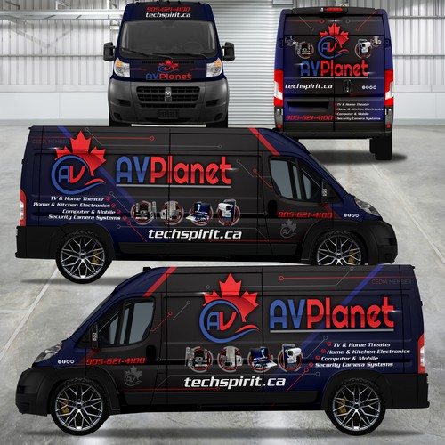 Design a Van Wrap for security systems installation Company Design by ✨Elis Alves✨