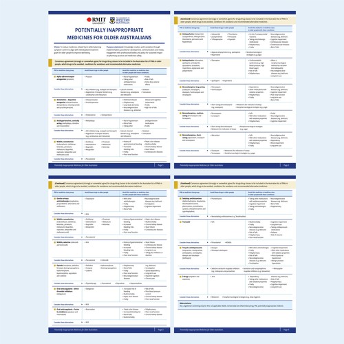 Develop a catchy infographic for busy health professionals to use in their practice Design by Munir_