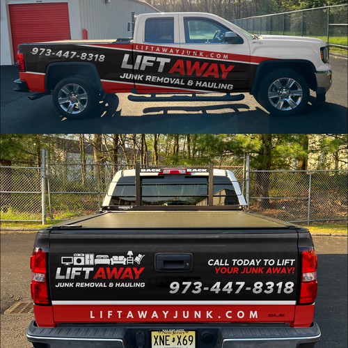 Cool Truck Wrap for Junk Removal Business Design by dnite