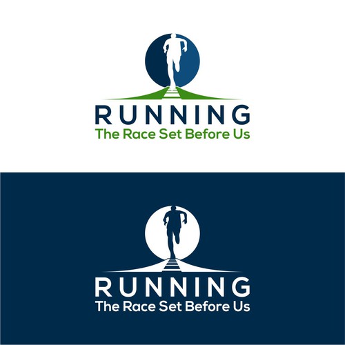 Logo for theme of the year - Running the Race Design by glasvakia