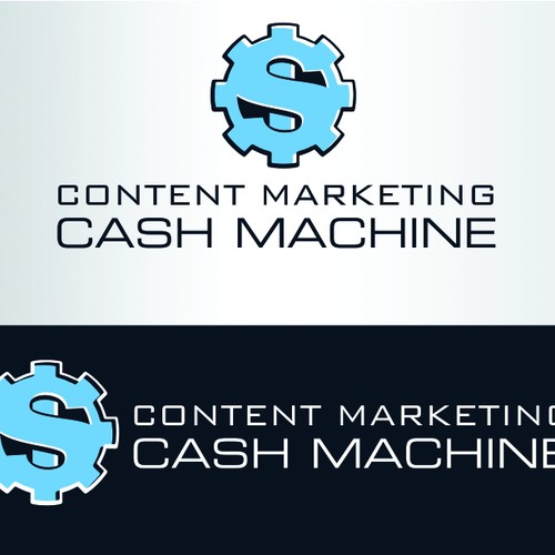 logo for Content Marketing Cash Machine Diseño de damichi