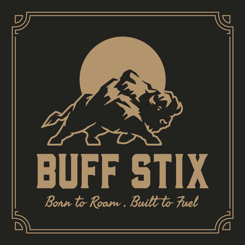 Buff Stix...Lean, Delicious, Buffalo Strong. Design by EkaroBe