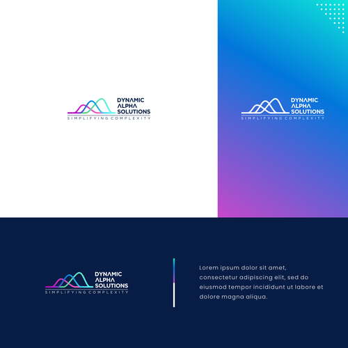 Design a logo to illustrate complexity simplified for a dynamic multi-dimensional financial firm Design von InstInct®