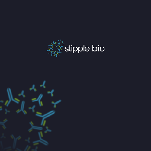 Design a logo for a biotech that uses "molecular stippling" to map out cancer's vulnerabilities Design by immortal™