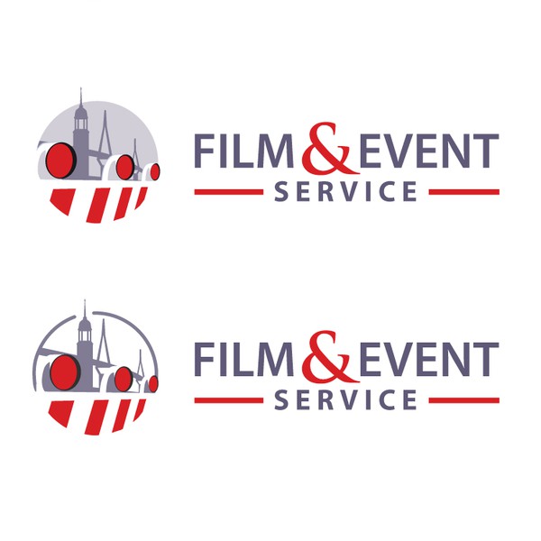Design realizzato da J*Design intitolato "Film und Event Service"
