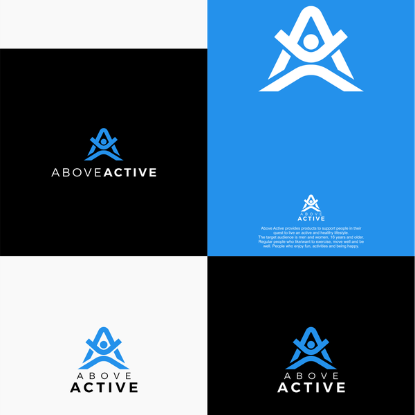 Design by fgp.dsgn titled "ABOVE ACTIVE LOGO"