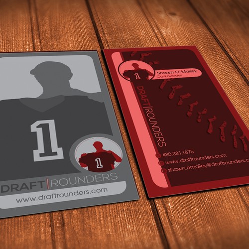 ***Draft Rounders needs a new business card*** Design by aMeliquor
