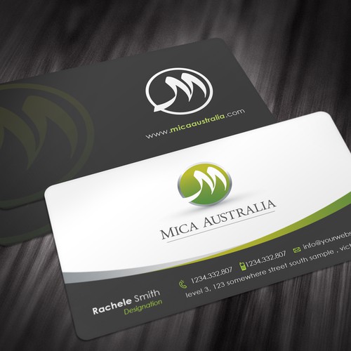 stationery for Mica Australia  デザイン by conceptu