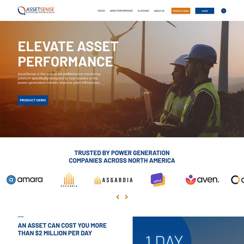 Engaging B2B Website Upgrade for AssetSense Design by YaseenArt