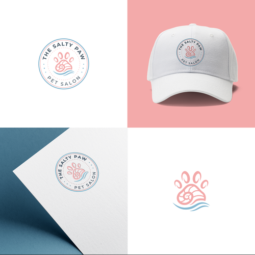 Designs | Looking for a beachy themed logo for our pet salon!🐾 | Logo ...