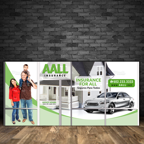 Create instantly identifiable window signage for AALL ...