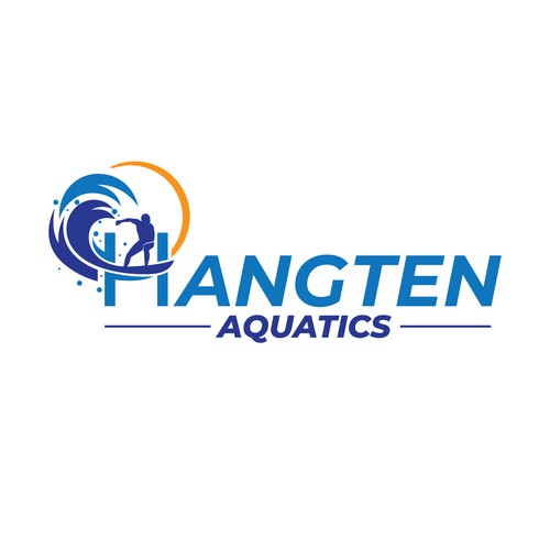 Hang Ten Aquatics . Motorized Surfboards YOUTHFUL デザイン by ✅ LOGO OF GOD ™️