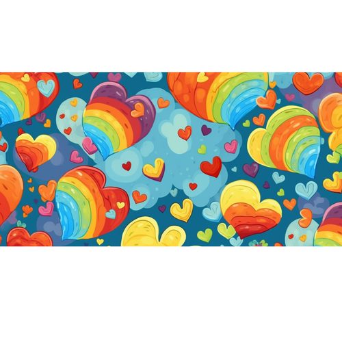 Virtual backgrounds for PRIDE month (multiple winners) Design von Sabina G.