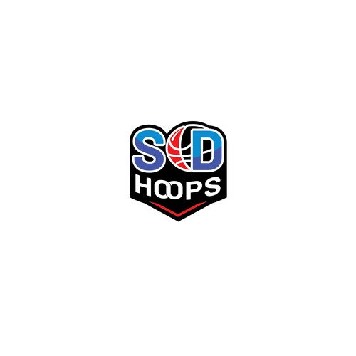 Basketball Logo for Team 'SCD Hoops' - Your Winning Logo Featured on Major Sports Network Design by M1SFA