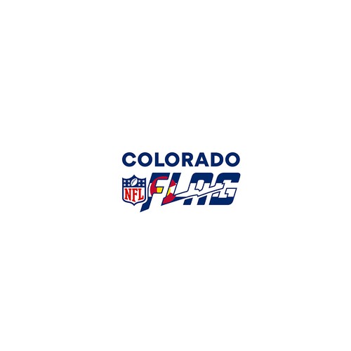 Colorado NFL Flag Logo Diseño de R.A.M