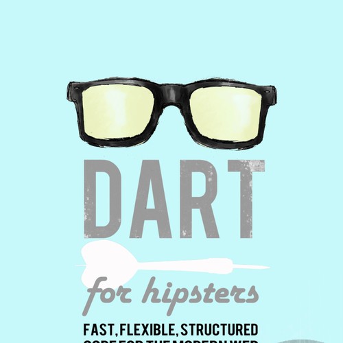 Tech E-book Cover for "Dart for Hipsters" Design por AE.Nciola