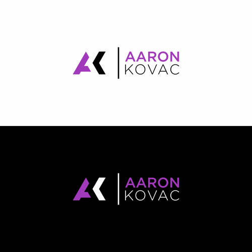 Design a personal branding logo for Business consulting using my name Aaron Kovac OR initials AK Design by Siput ♔