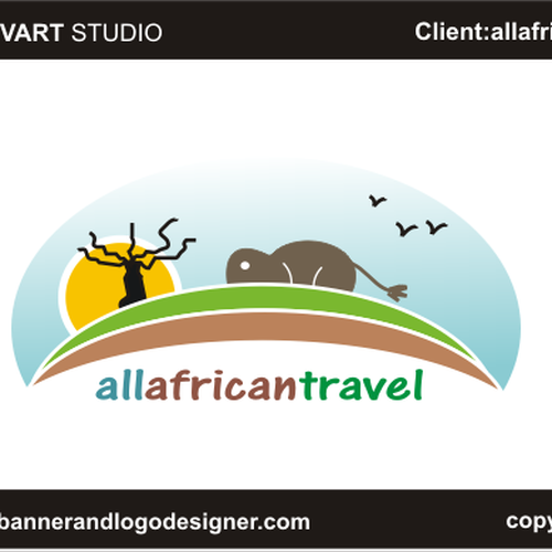 $150 - Logo, Exciting New African Travel Agency Design by electroskan.com