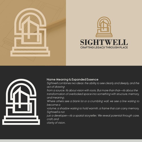 Design a Timeless Logo for Sightwell — A Place-Rooted Creative Developer Design by S H A Y