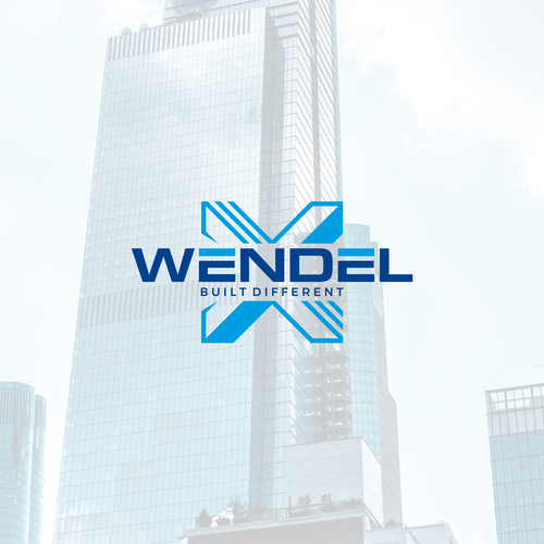 Luxury Logo Design for Wendel X — A Premium Construction Brand Built Different Design by iLyasa™