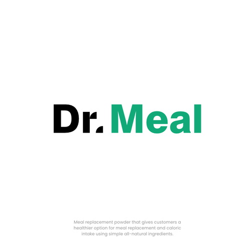 Meal Replacement Powder - Dr. Meal Logo Réalisé par Marin M.