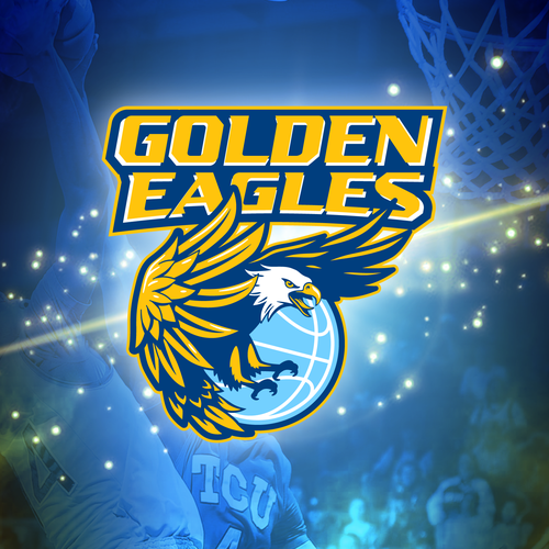 Basketball Team Logo for the 'Golden Eagles' (fast-tracked contest)! Design by Tarek Salom