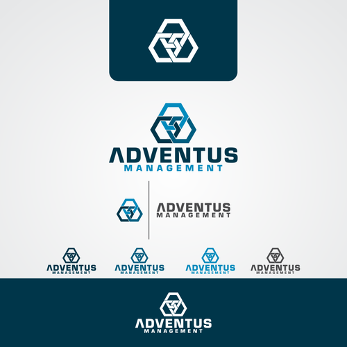 Logo for Adventus Management Design by code.signs