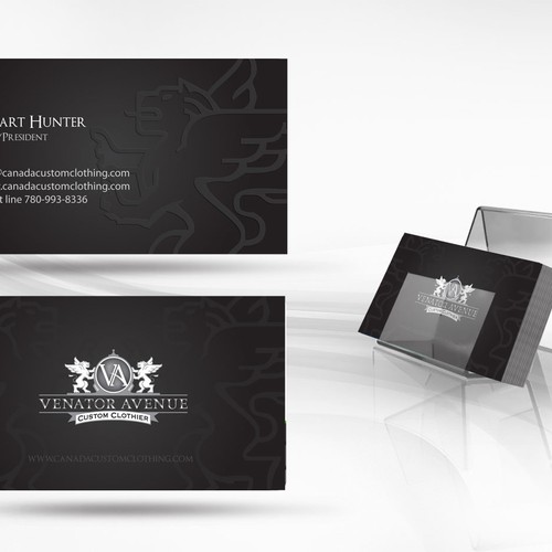 Help Venator Avenue Custom Clothier with a new stationery Design by Carp Graphic