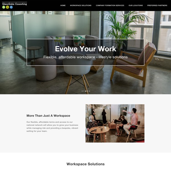 Website Redesign For Office & Coworking Space